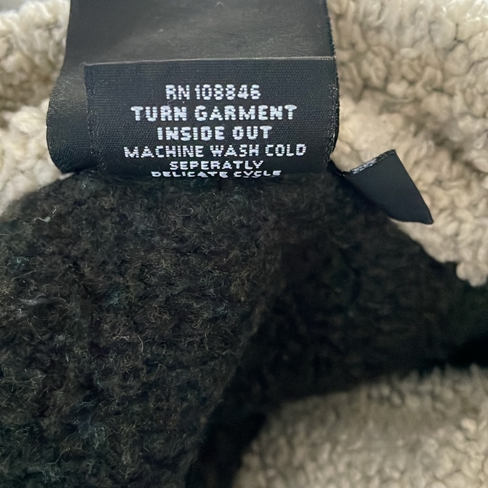 Vintage Alf Kuhl Women’s Alfpaca Sweater Fleece Sherpa Trim Jacket Size Large - Picture 10 of 10